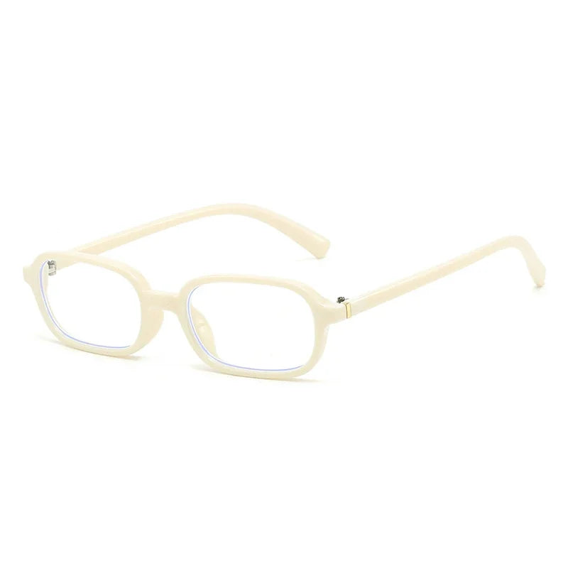 JNPCXI New Vintage Small Rectangle Sunglasses Women Shades UV400 Fashion Men Sun Glasses Clear Lens Frame