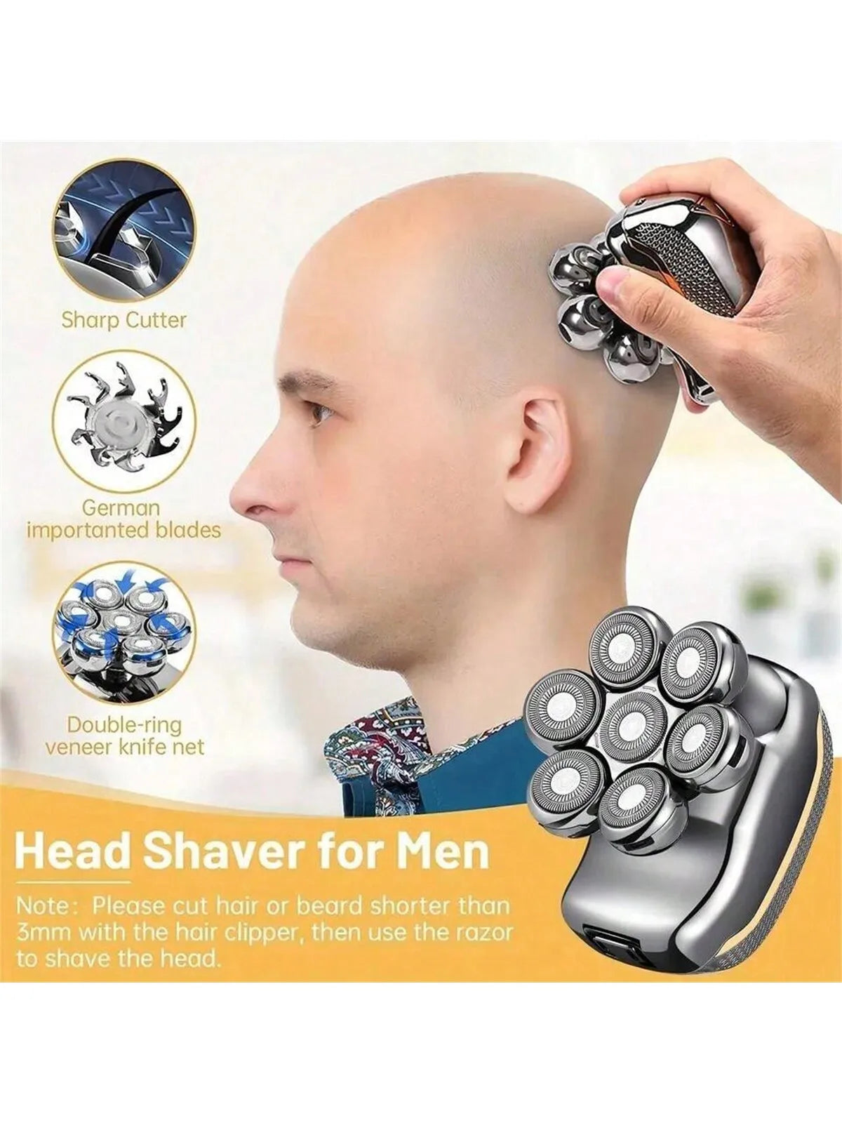 Rechargeable Grooming Kit Professional Hair Electric Shaver Men Beard Trimmer