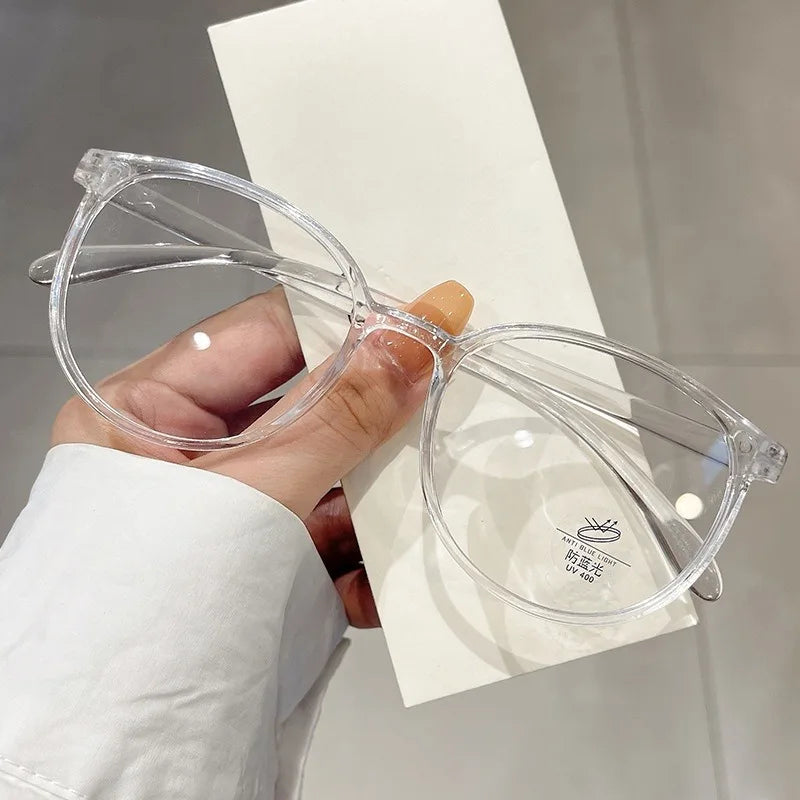 Anti Blue Light Blocking Glasses Clear Anti Radiation Glasses Replaceable Lens for Women/Men
