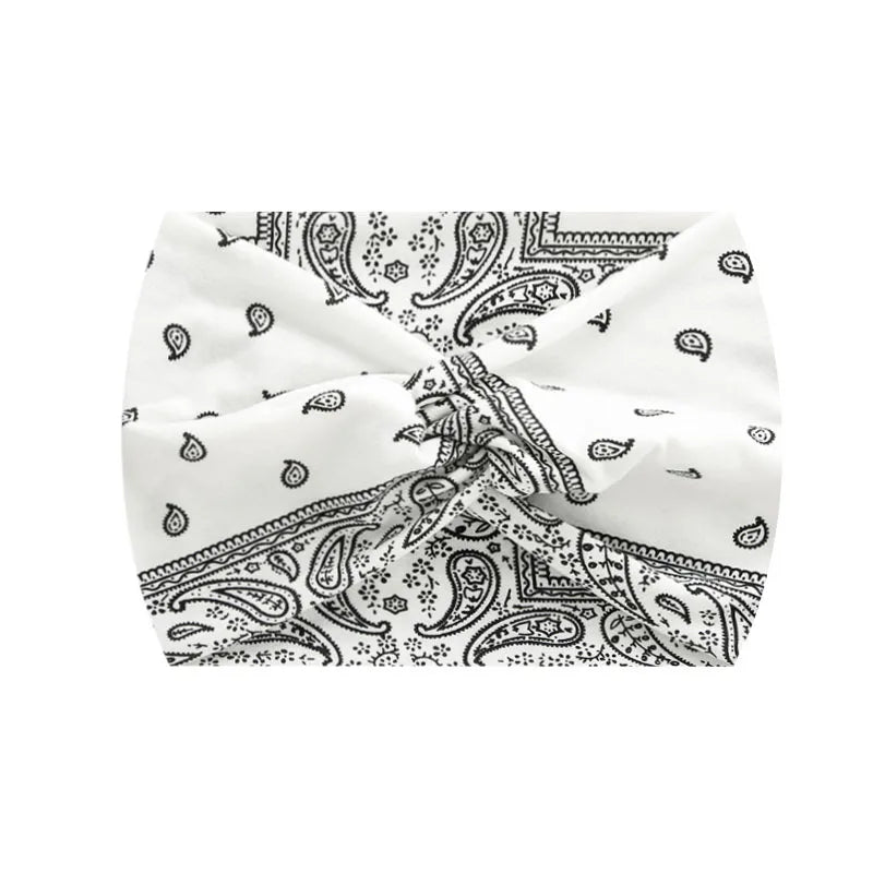 Widening 18 CM stretch printed sports sweatband headband headscarf hairband hair tie hair accessories