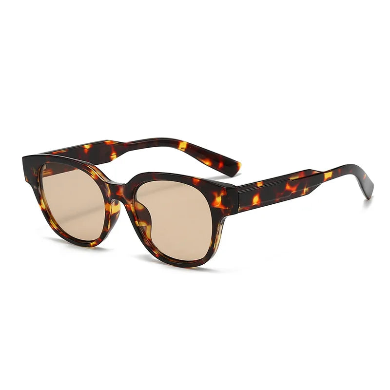 JNPCXI New Retro Square Candy Color Women Sunglasses Fashion Leopard Blue Trending Men Sun Glasses Shades UV400