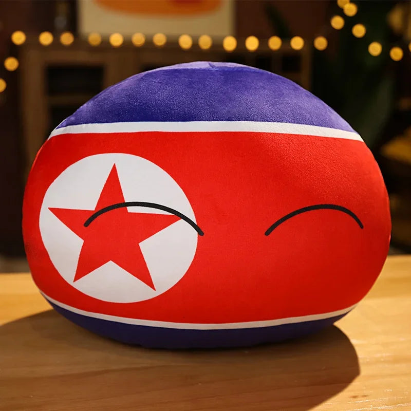 Country Ball Toys Plush Polandball Hand Warmer Pillow Countryball USSR USA FRANCE RUSSIA UK JAPAN GERMANY ITALY Decor