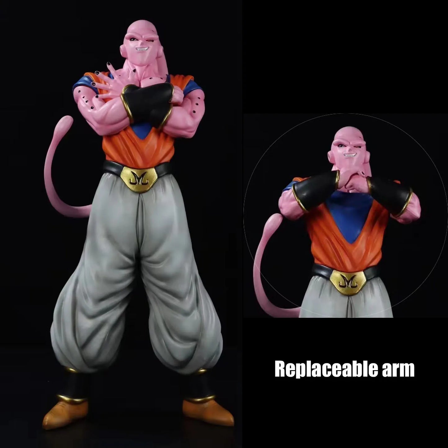 Anime Dragon Ball Z Majin Buu Gohan Figure Gohan Buu Action Figures 36CM PVC Statue Collection Model Toys for Children Gifts