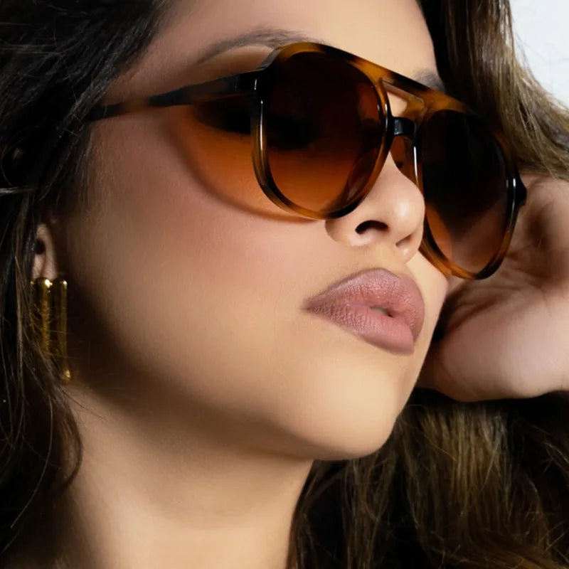 JNPCXI Retro Sunglasses Men Women Square Pilot Sunglasses Vintage Trendy Plastic Frame Sun Glasses