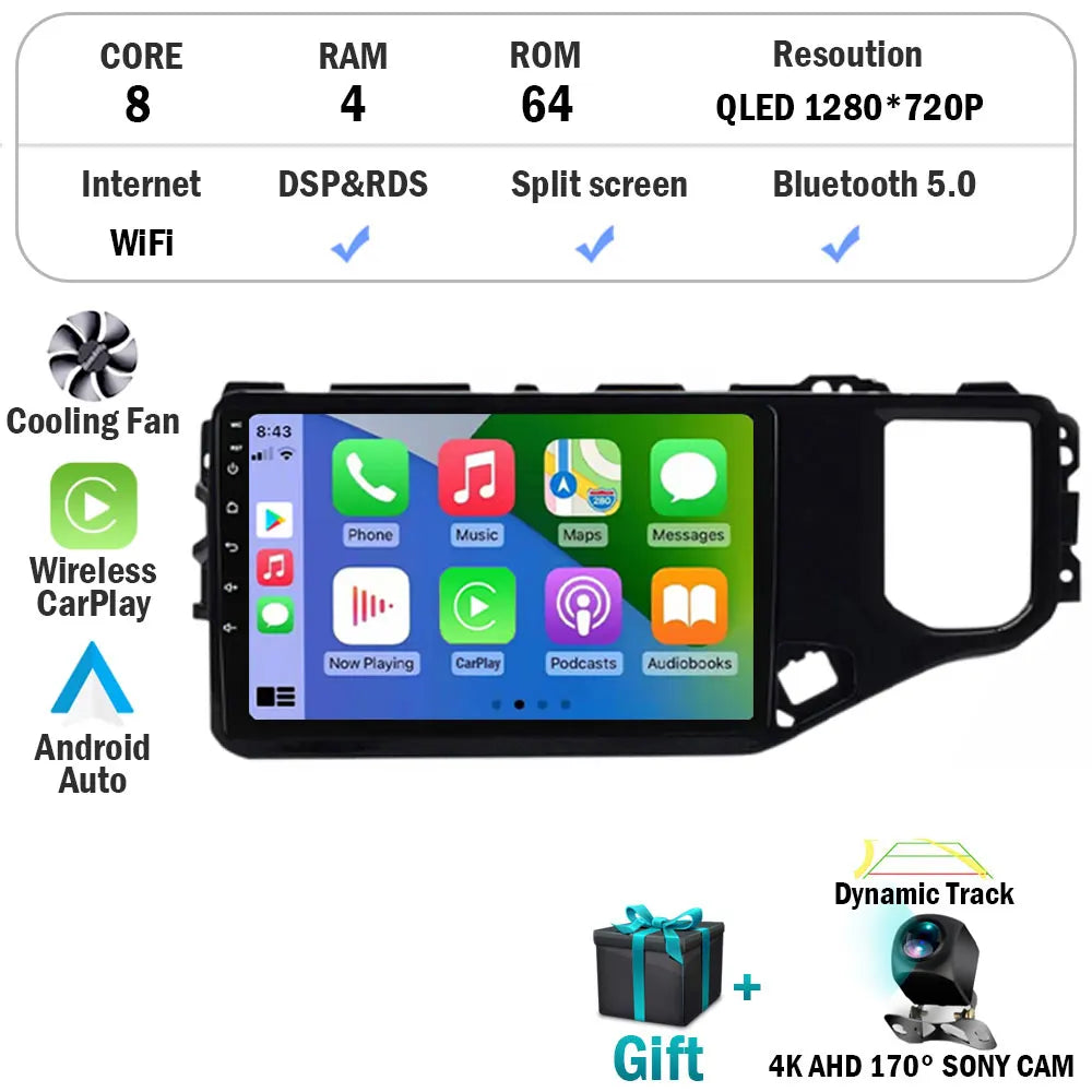 Android 15 DSP 4G For Chery Tiggo 5X 4X 2019 2020 2021 GPS Stereo Car Radio Multimedia Video Player Navigation Autoradio 2 Din