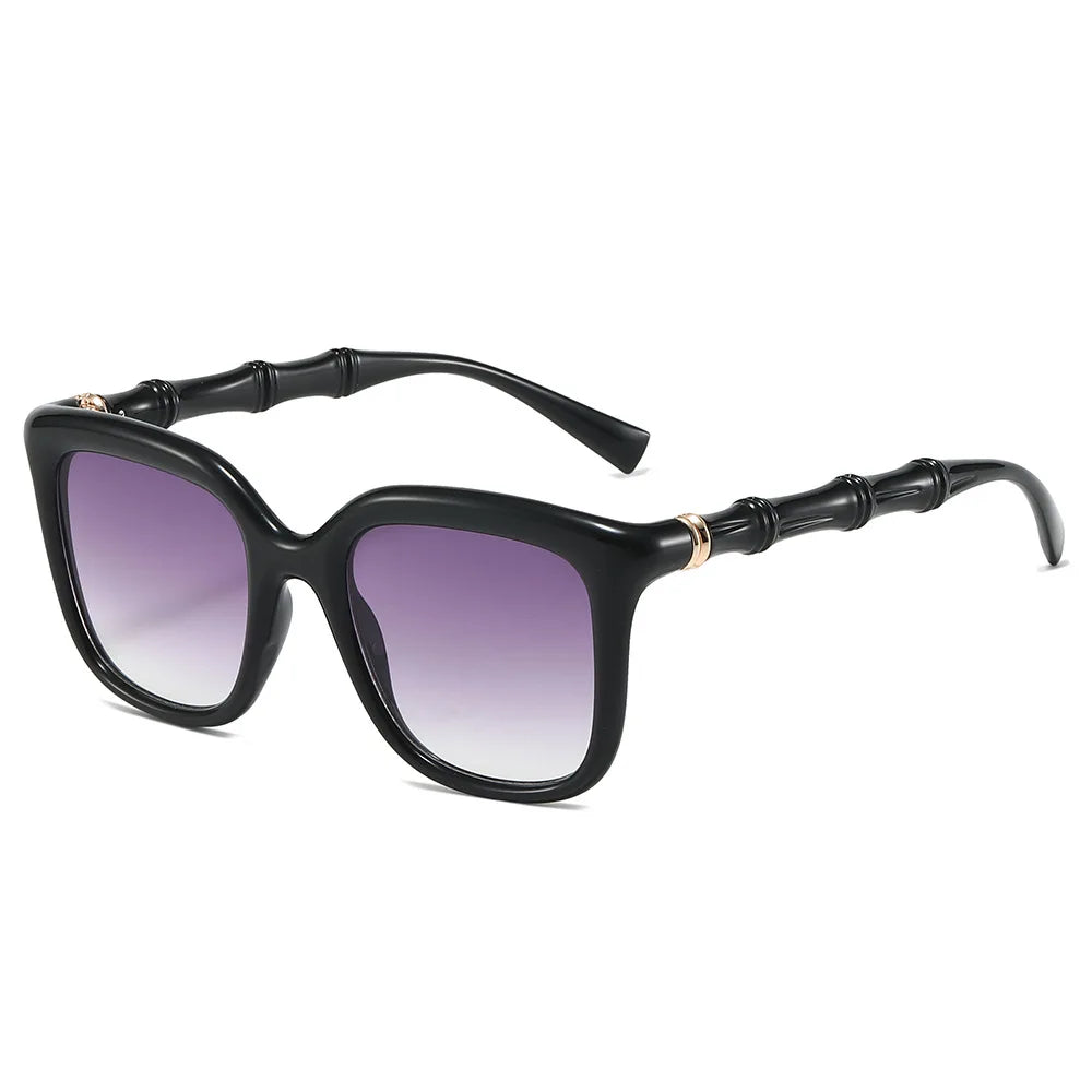 JNPCXI Luxury Square Sunglasses Women Men Gradient Lens Multi-color Shades for Driving Travel Beach