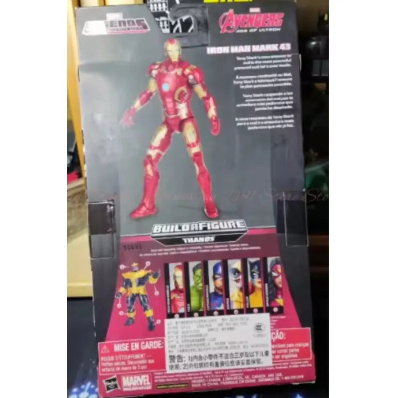 Original Hasbro Marvel Legends Series Iron Man MK43 Anime Figure Toy Collection Model