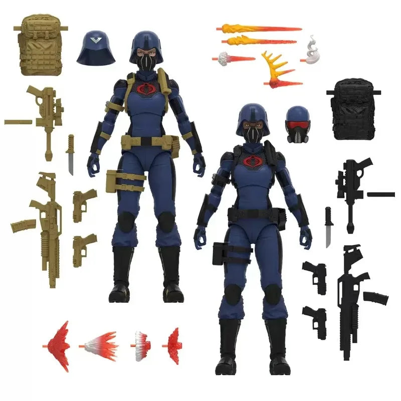 Original Hasbro G.I. Joe Classified Series 68 Cobra Valkyrie Anime Figures Toys Models Collection