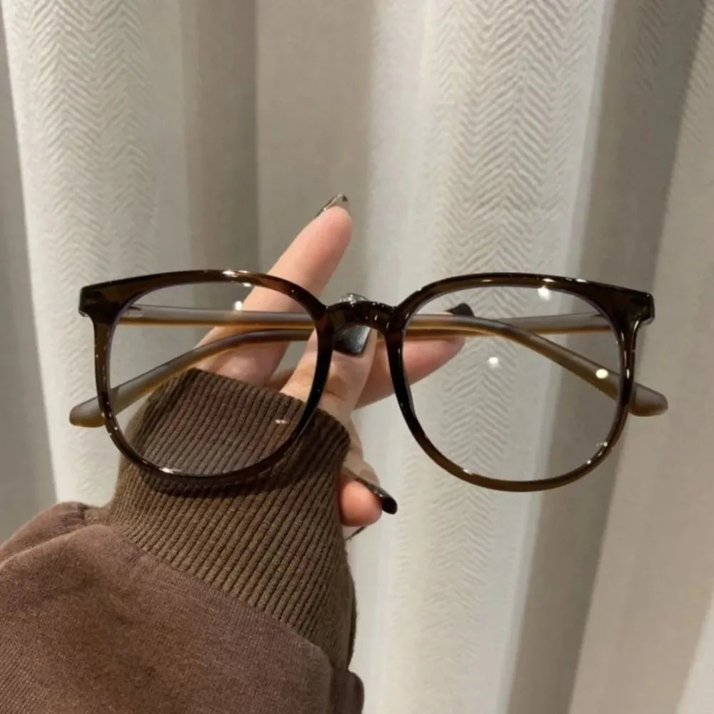 Fashion Anti-Radiation Eyeglasses Transparent Retro Unisex Computer Glasses Anti-Blue Lens Eyewear