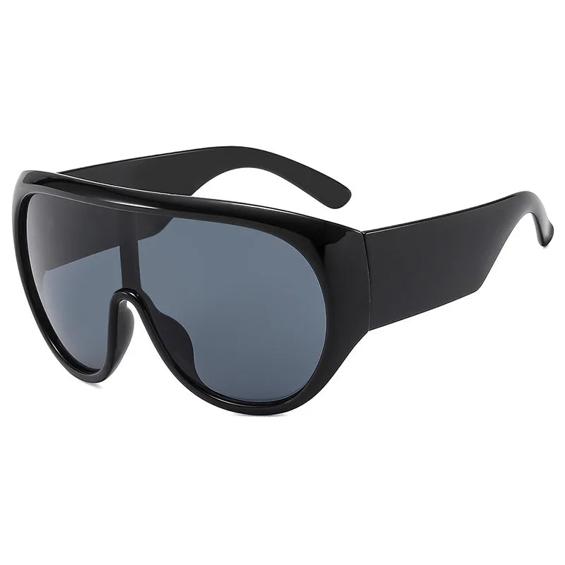 JNPCXI New Oversized One Piece Sunglasses for Women Outdoor Sun Glasses Men Female Shades Oculos De Sol Eyewear