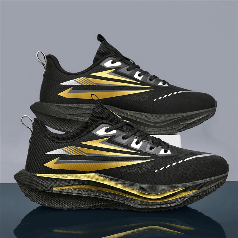 Marathon Running Shoes Carbon Board Speciality Men Sports Reticular Breathable Lightweight Women's Athletic Nonskid Sneakers New