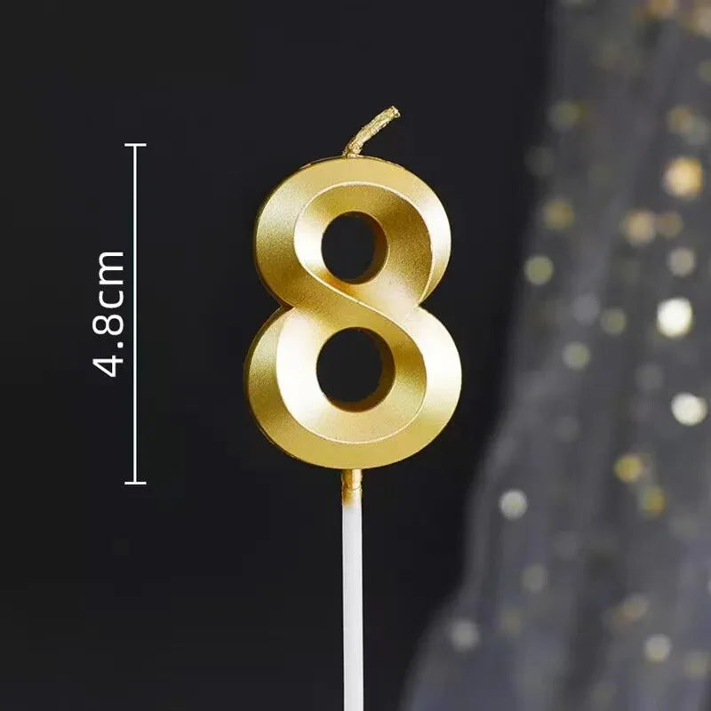 1pc Age Number Candle, Birthday Cake Candle, Creative Party Event Celebration Anniversary Cake Decoration