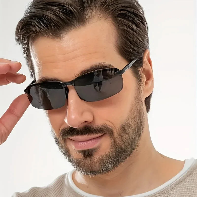 Unisex Rimless Sunglasses Men Women Fashion Gradient Sun Glasses Summer Traveling Trend Eyewear
