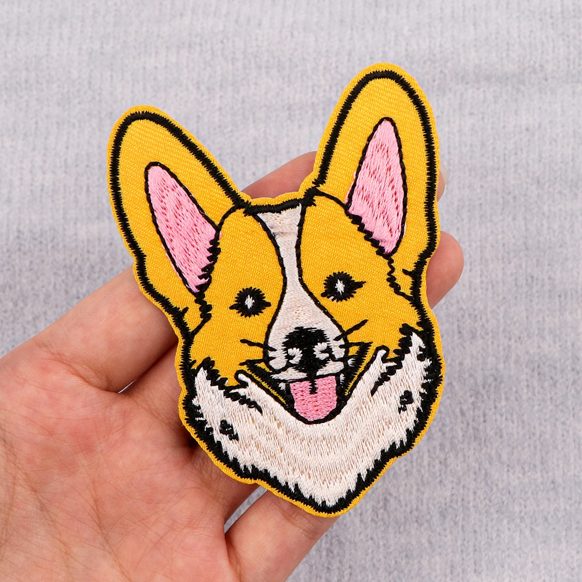 Cute Pet Dogs Embroidery Patch Cartoon Animals Iron On Patches For Clothing Thermoadhesive Patches On Clothes DIY Sew Badges