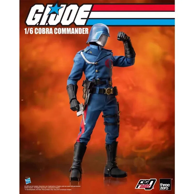 Original Hasbro Threezero FigZero G.I. Joe Series 1/6 COBRA COMMANDER Action Toy Figure Mode Ornaments