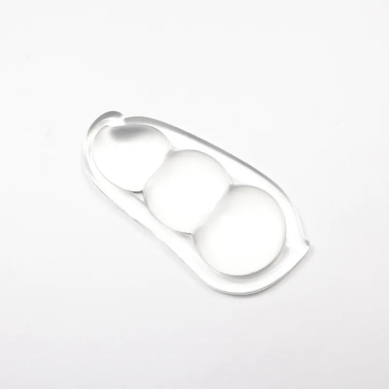 Clear Gel Wrist Rest for Keyboard and Mouse, Silicone Keyboard Wrist Rest, Cute Ergonomic Wrist Rest for Keyboard Mouse ﻿