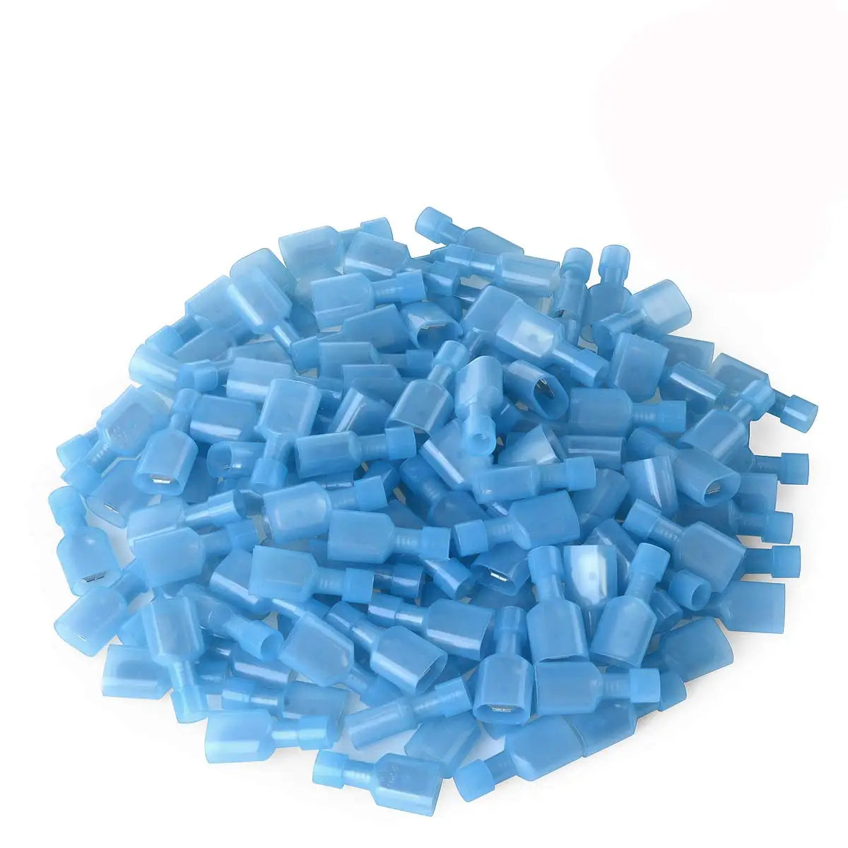 100pair/200pcs 16-14 Gauge Spade Disconnect Wire Connectors Fully Insulated Male Female Nylon Quick Crimp Terminals Wiring Spade
