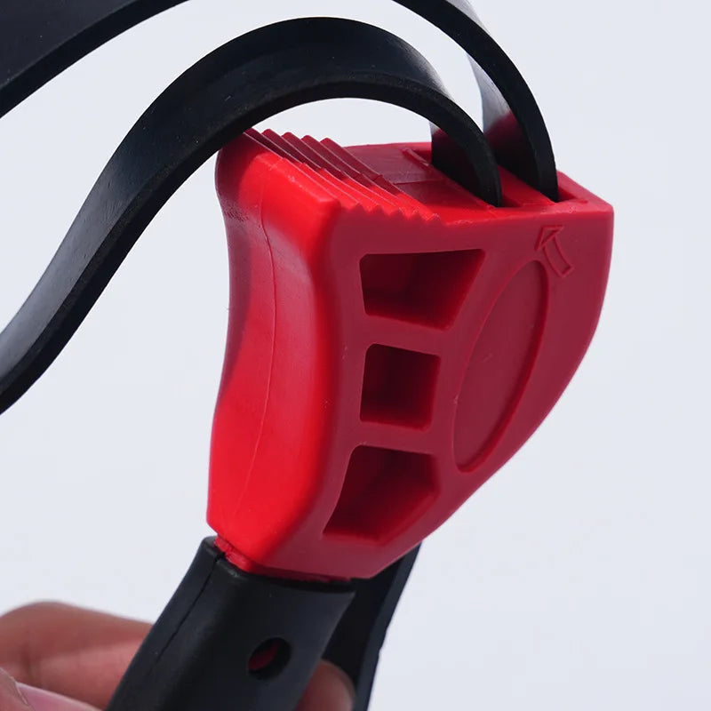 6inch Belt Wrench Oil Filter Puller Strap Spanner Chain Wrench Strap Opener, Adjustable Disassembly Tool
