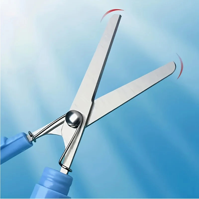 Creative Stationery Pen Scissors Mini Folding Student Art Scissors Pen Cap Student Paper Cuttings Scissors