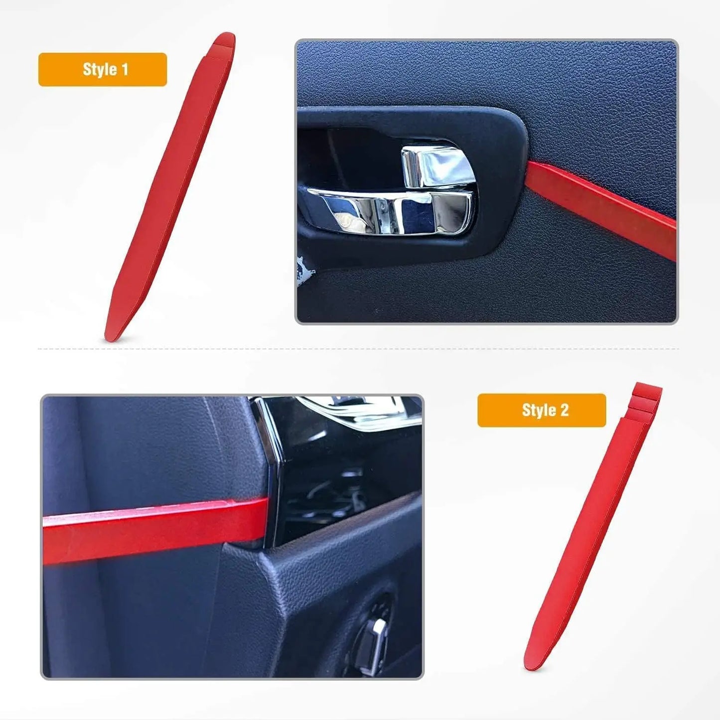 5 PCS Nylon Auto Trim Removal Tool Kit No-Scratch Removal Tool Kit for Car Clip Panel & Audio Dashboard Dismantle