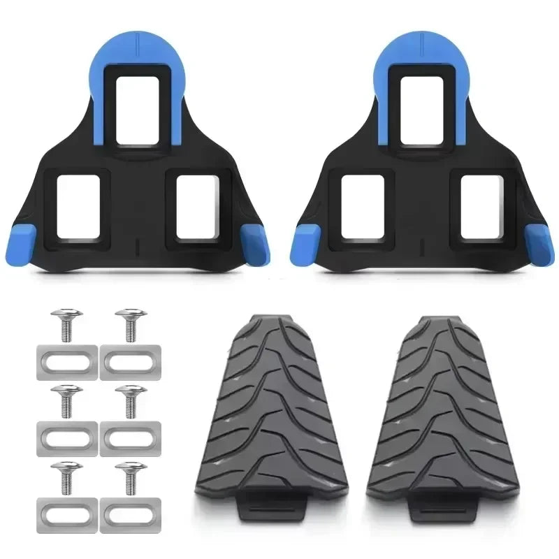 BUCKLOS Bike Pedals Clip for Shimano SPD-SL SH10 SH11 SH12 Road Bicycle Pedal Cleats with Locking Plate Cycling Accessories