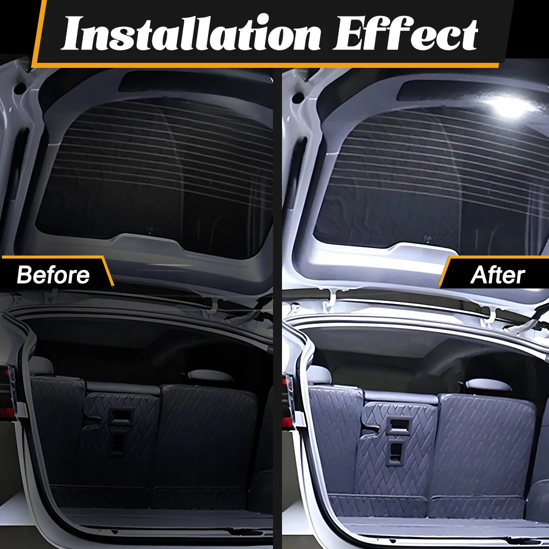 70 LED For Tesla Model Y 2021 2022 2023 2024 Trunk Lights Interior Luggage Tail Boot Lamp Original Connector Car Accessories