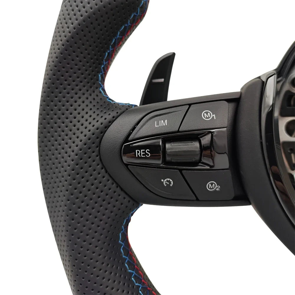 M Sport Steering Wheel for BMW Flat Bottom F01 F06 F10 F11 F12 F20 F21 F22 F25 F26 F30 F31 F32 F33 F34 F36 M3 F80 M4 F82 M5 F90