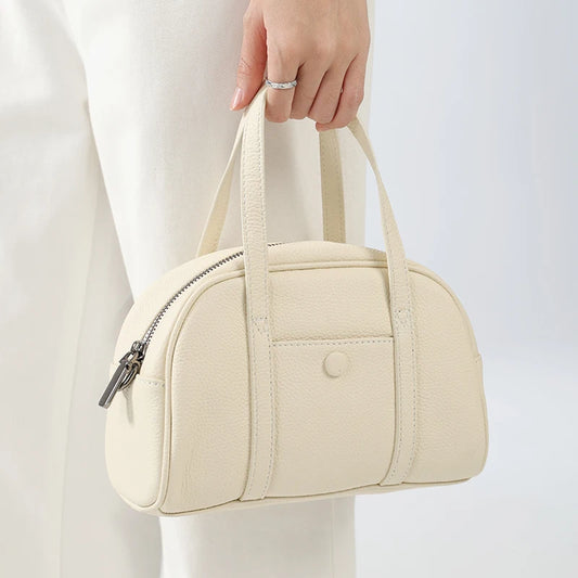 New summer women's genuine leather Shell bag Tote bags female luxury designer brand handbag Ladies mini crossbody shoulder bag