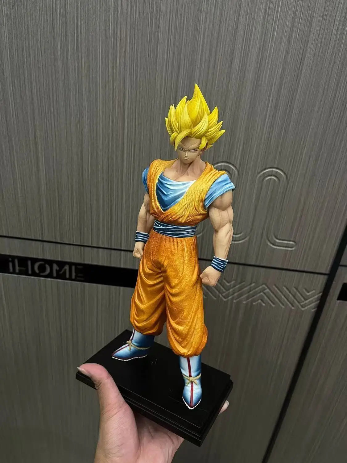YS Statue 33cm/12.99inch Dragon Ball Z Ssj3 Son Goku Figure Ssj2 Goku Action Figure Pvc Statue Collection Model Toys Gifts