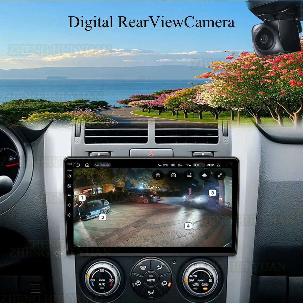 Android 15 Car Radio For Suzuki Grand Vitara 3 2005-2015 Wireless CarPlay Android Auto Multimedia Player GPS 4G WiFi Autoradio 2