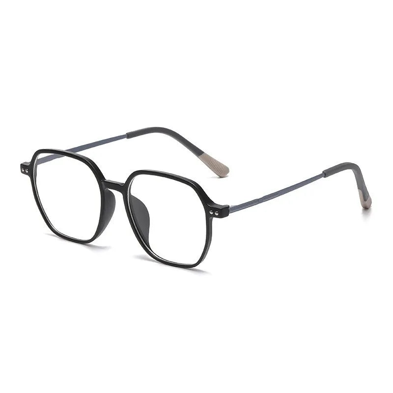 3 Pairs of Unisex Casual Retro Square Full Frame Reading Glasses Lightweight with A Prescription of+1.0X To+4.0X