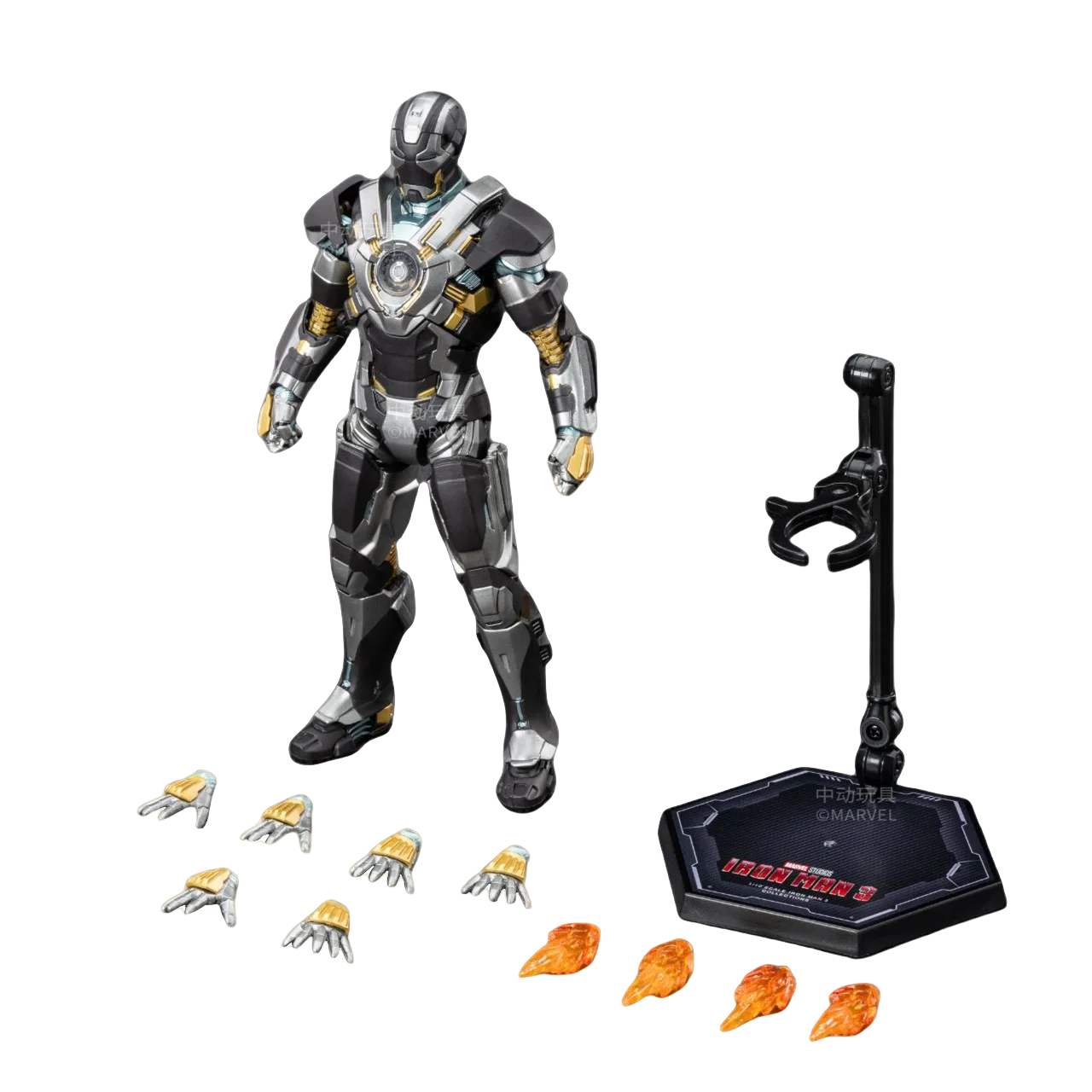ZD Toys IronMan Action Figures MK1-7 MK17 MK33 MK85 War Machine Legend Avengers
