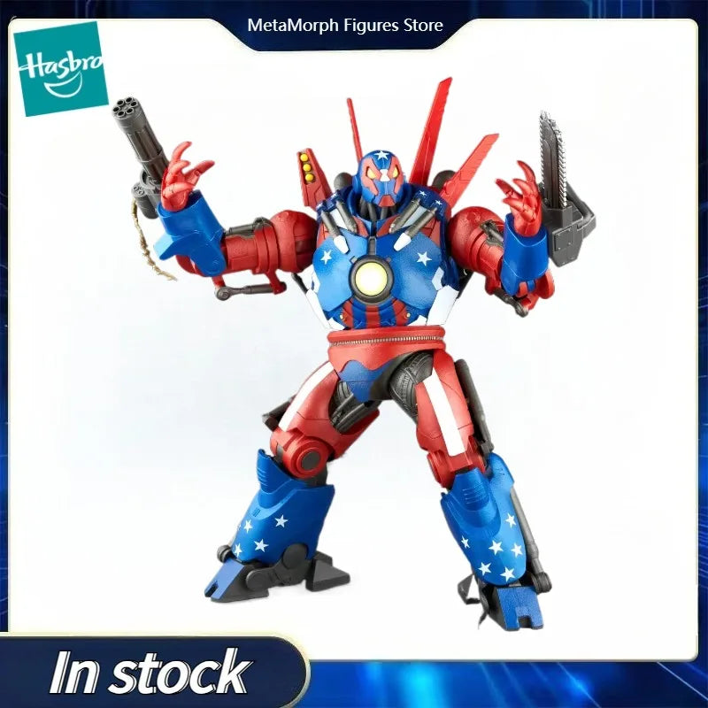 Original Hasbro Marvel Legends Series Iron Man Detroit Steel Anime Figures Action Figures Toys Models