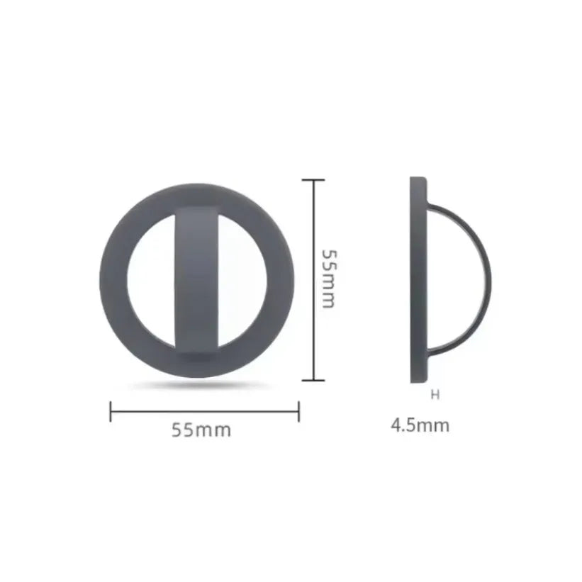 Silicone Magnetic Ring Phone Stand Free Delivery Of Magnetic Rings 360° Rotation Lazy Finger Holder For iPhone 16 -12 Pro Max