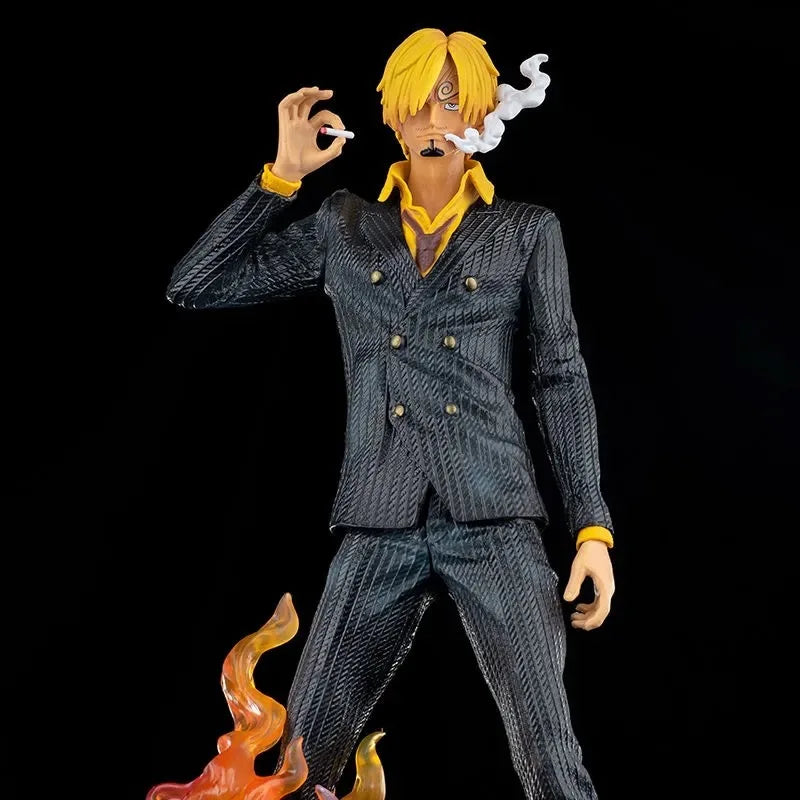 12.6" One Piece Anime Sanji Action Figure Vinsmoke Sanji Figma PVC Model Statue