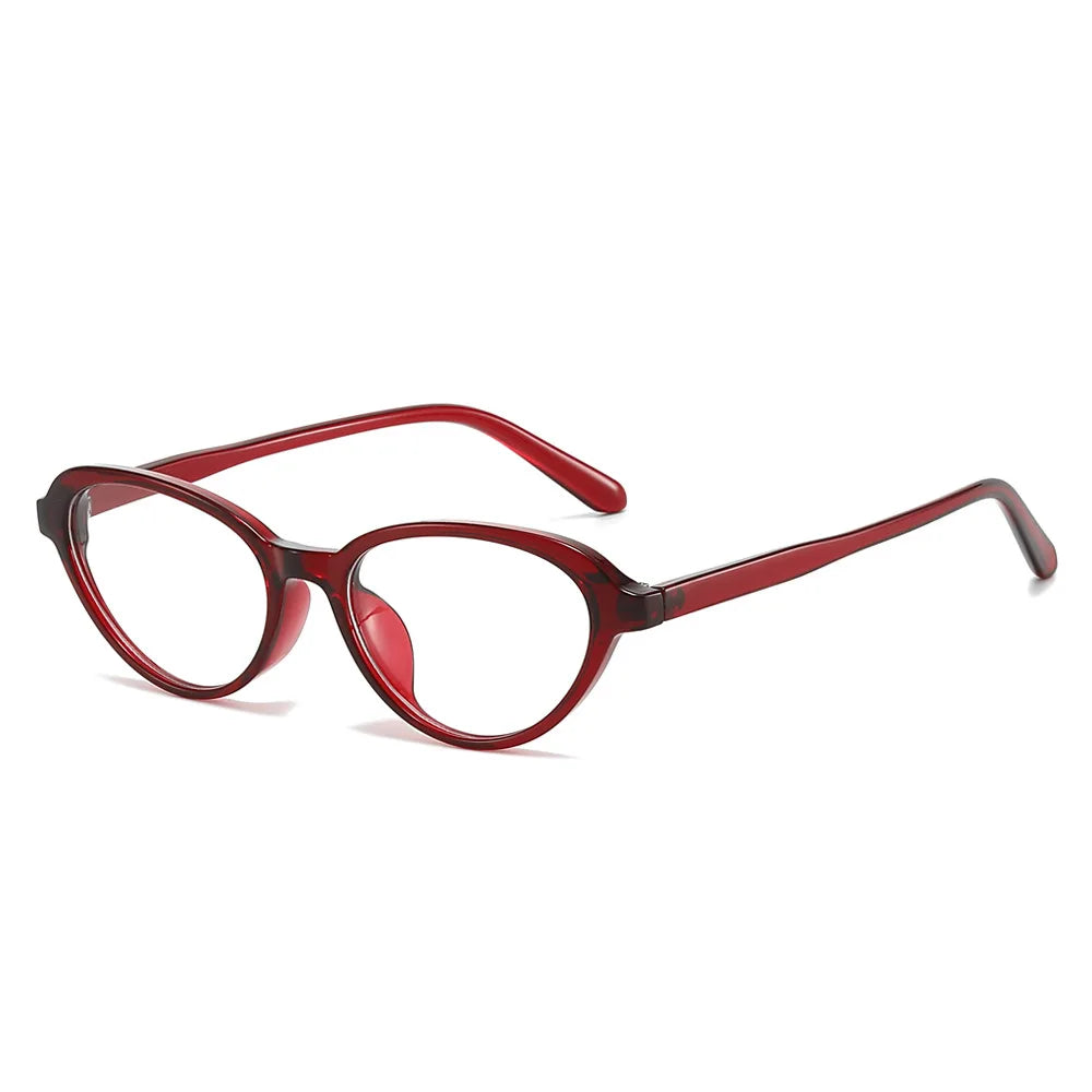 JNPCXI Fashion Cat Eye Sunglasses Women Tea Green Shades UV400 Retro Men Clear Lens Frame