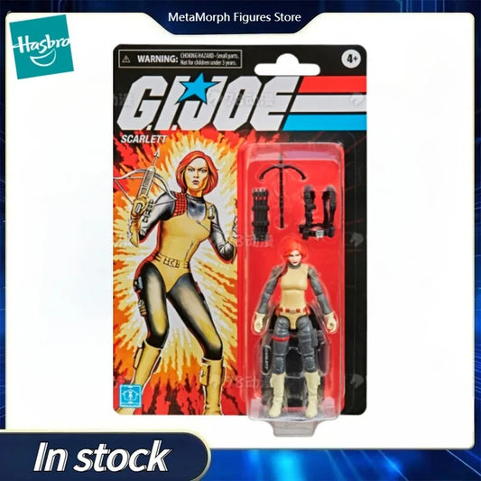 Original Hasbro G.I. Joe Classified Series SCARLETT Anime Figures Toys Models Collection