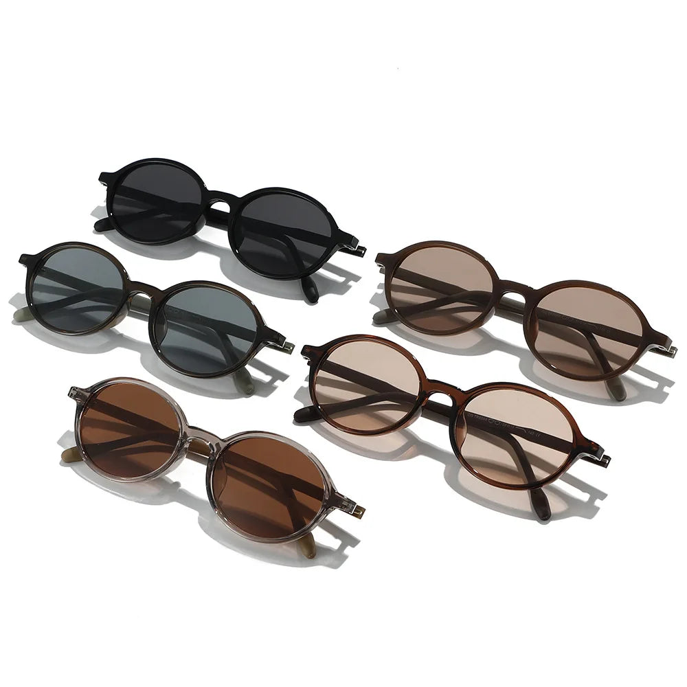JNPCXI New Small Round Sunglasses Women Men Tr90 Fashion Ins Popular UV400 Ultra Light Sun Shades 2026