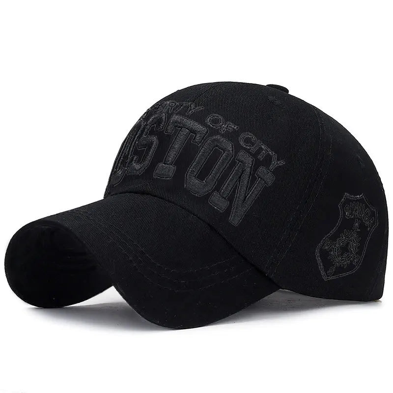 BOSTON Embroidered Baseball Caps, Snapback Designer Men Golf Trucker Hats
