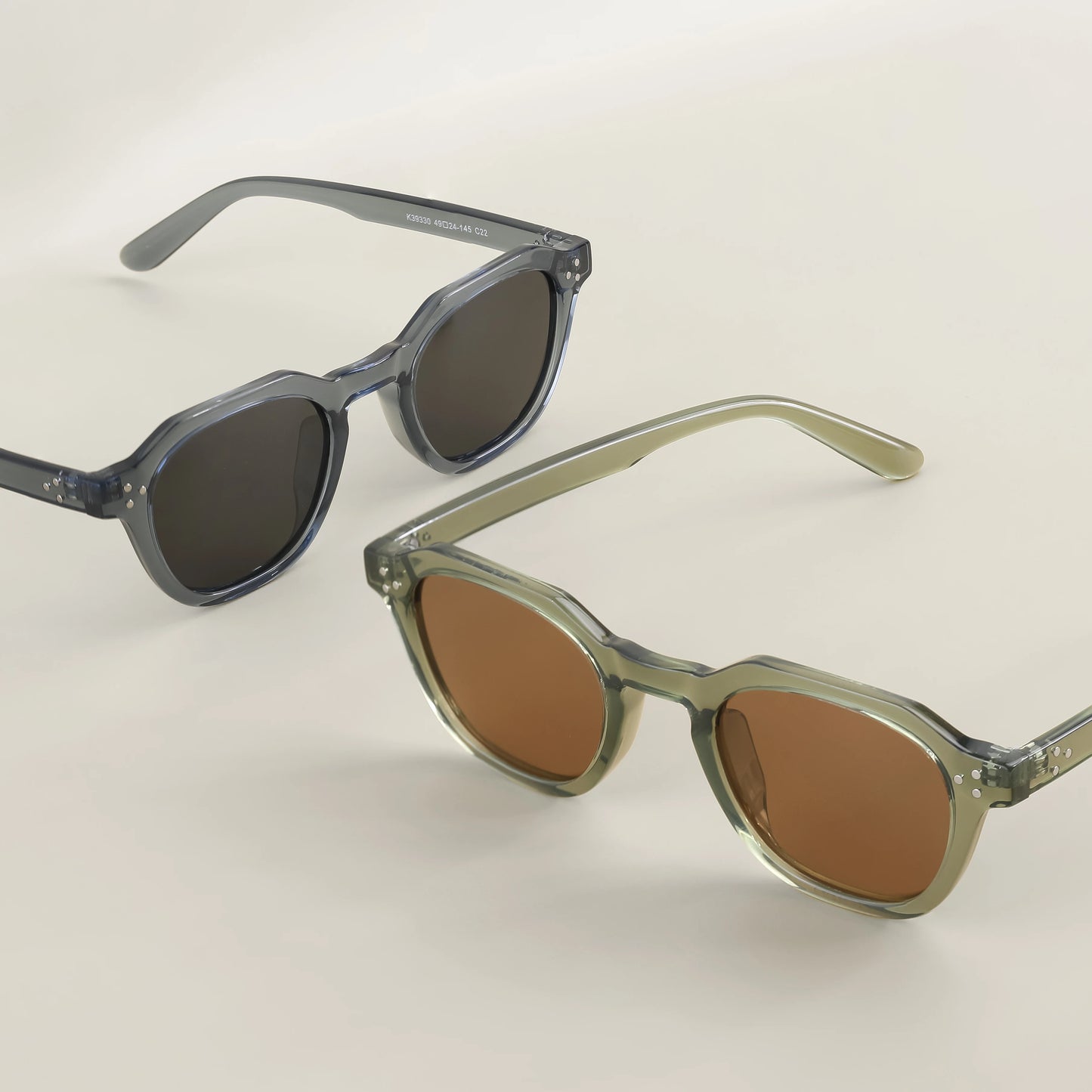CATERSIDE Retro Polarized Men Sunglasses Acetate Temple / TR90 Frame Sun Glasses Women High Quality Sport Driving Travel Eyewear