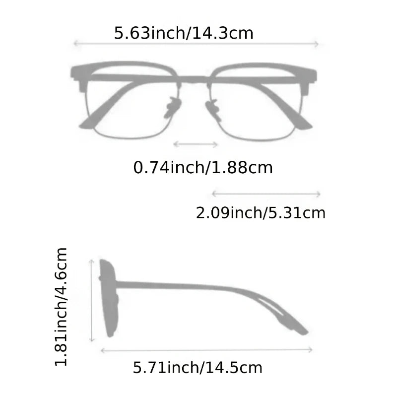 Anti Blue Light Glasses Man Style Square Eyeglass Frame for Women Glasses Men Computer Anti-reflective Lenses Frames