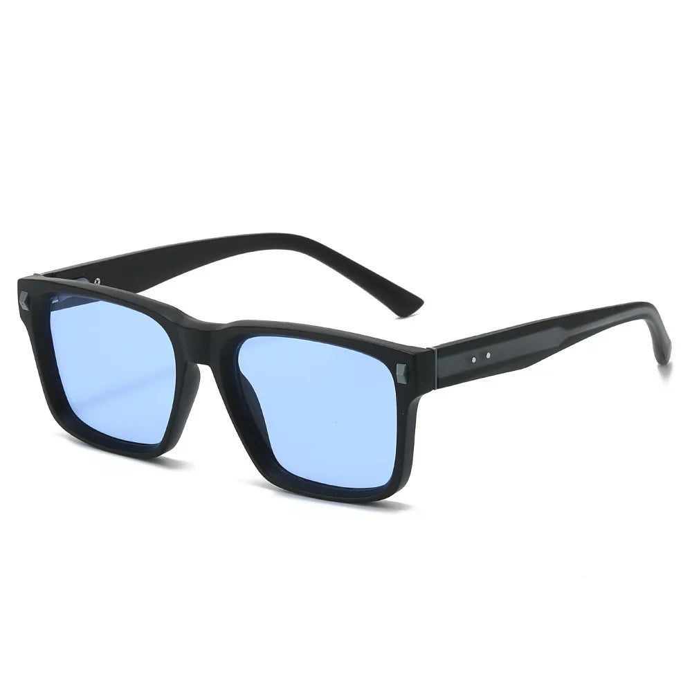 JNPCXI New Square Sunglasses Unisex Retro Style UV Protection Casual Sun Glasses for Men Women