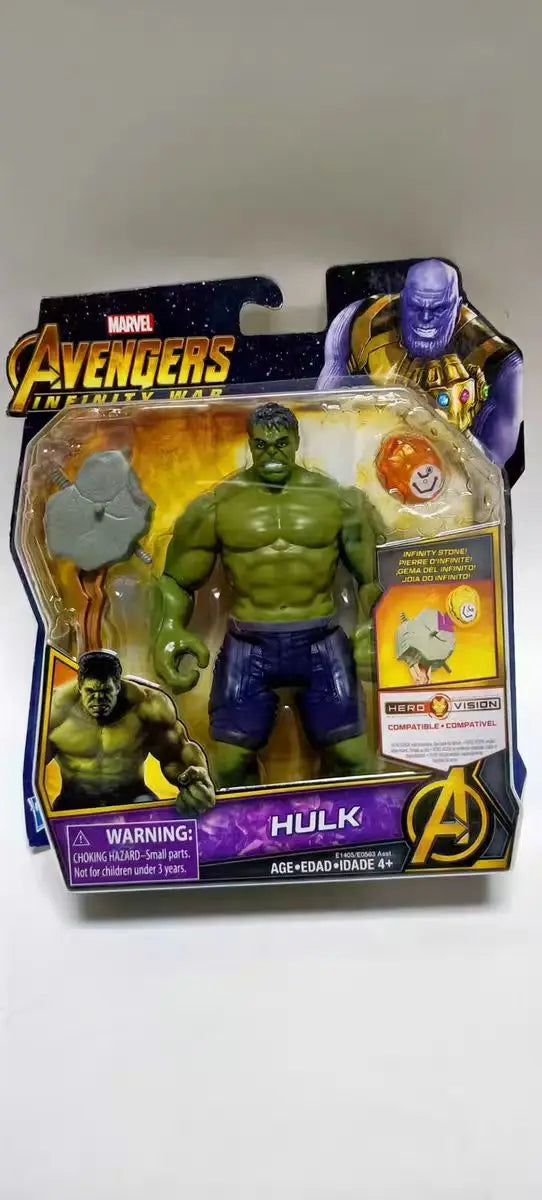 Original Hasbro MARVEL The Avengers SCARLET WITCH/Captain America/BLACK WIDOW/HULK/FALCON/ROCKET RACCOON&GROOT Anime Figure Toy