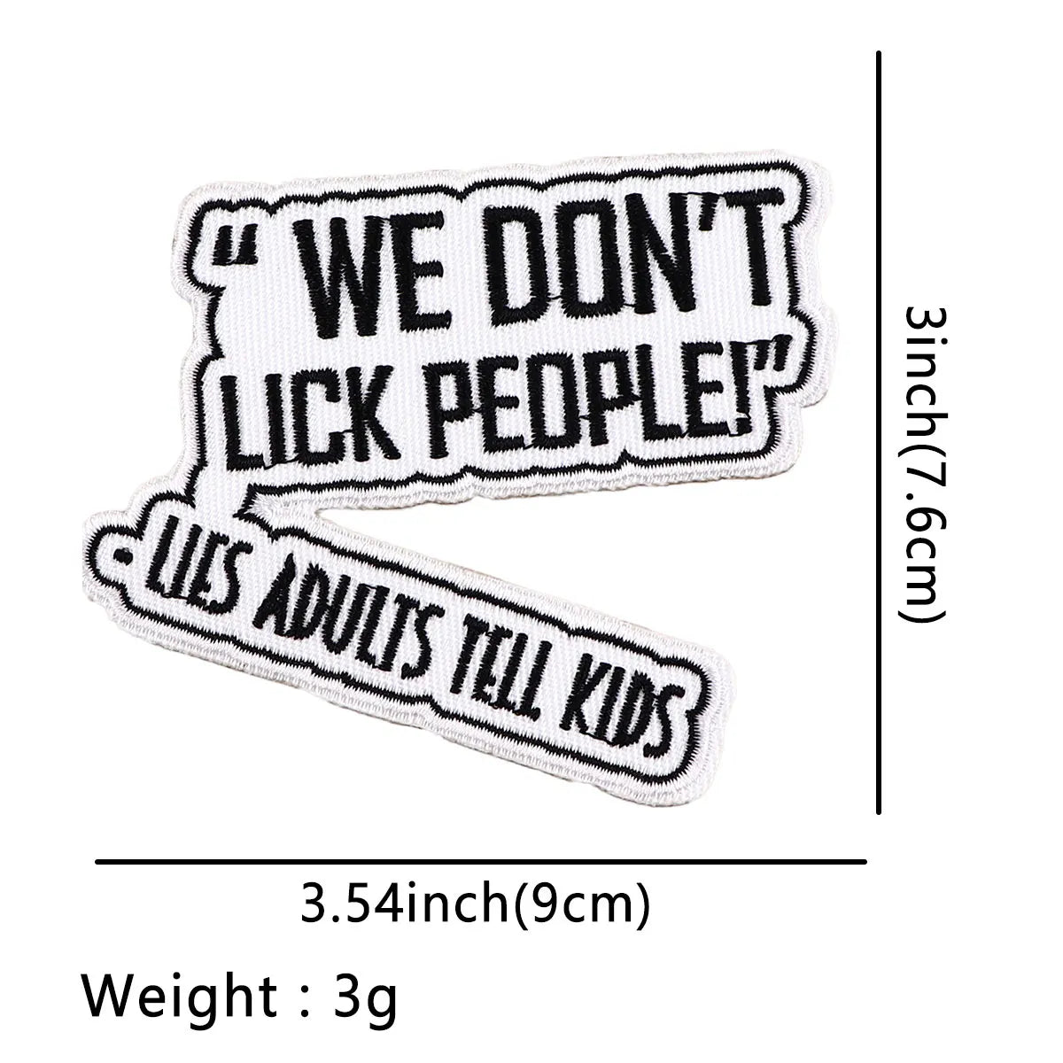Warning Signs Patch NOTICE Iron On Patches For Clothing Stickers Quotes Embroidered Patches On Clothes DIY Clothes Stripesigns
