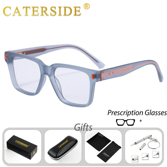CATERSIDE New Men's Prescription Glasses Refractive Index of 1.56 Anti-Blue Light Optical Glasses Women's Reading Glasses