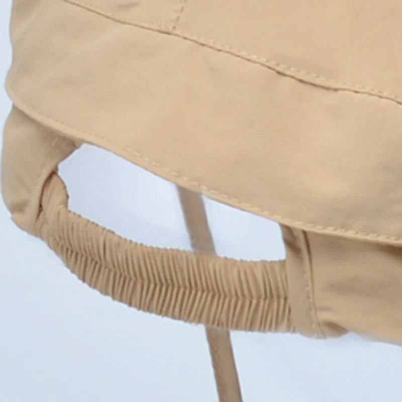 Xinbaoguan 100% polyester9074 men's and women's oversized shawl sun hat outdoor sun protection quick drying folding baseball cap