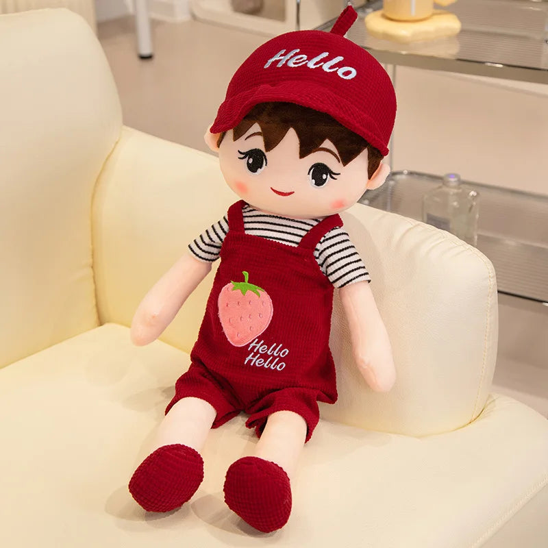 Kawaii Plush Girl Dolls  Soft Stuffed Dolls Lovely Plush Toys Girl Toys Kids Birthday  Gift Hat Skirt Sweetheart Rag Doll