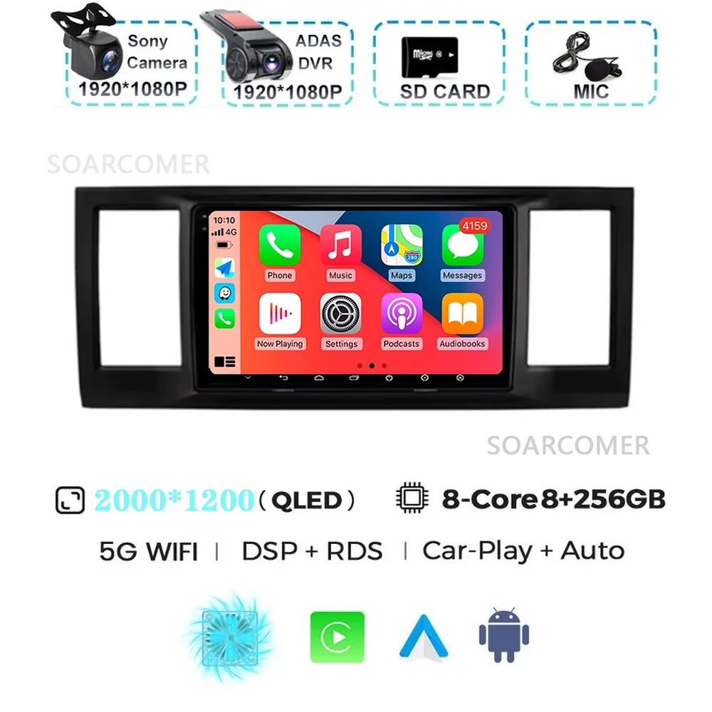 For VW Volkswagen Caravelle 6 T6 2015-2020 GPS DVD DSP Car Radio Multimedia Video Player Android 15 Auto Carplay Navigation