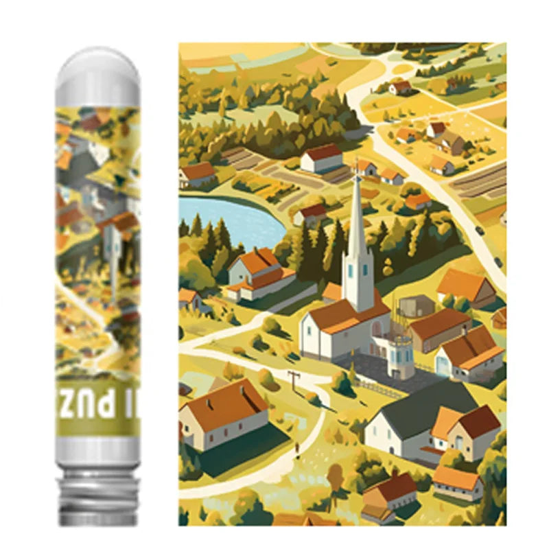 150pcs Mini Puzzle Adult Edition High Difficulty Super Difficult 150 Pieces Pocket Test Tube Advanced Puzzle Adult Puzzle Jigsaw