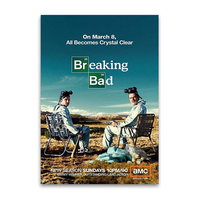 Breaking Bad TV Canvas Wall Art Print Poster Movie Art Decor Painting Unframed15